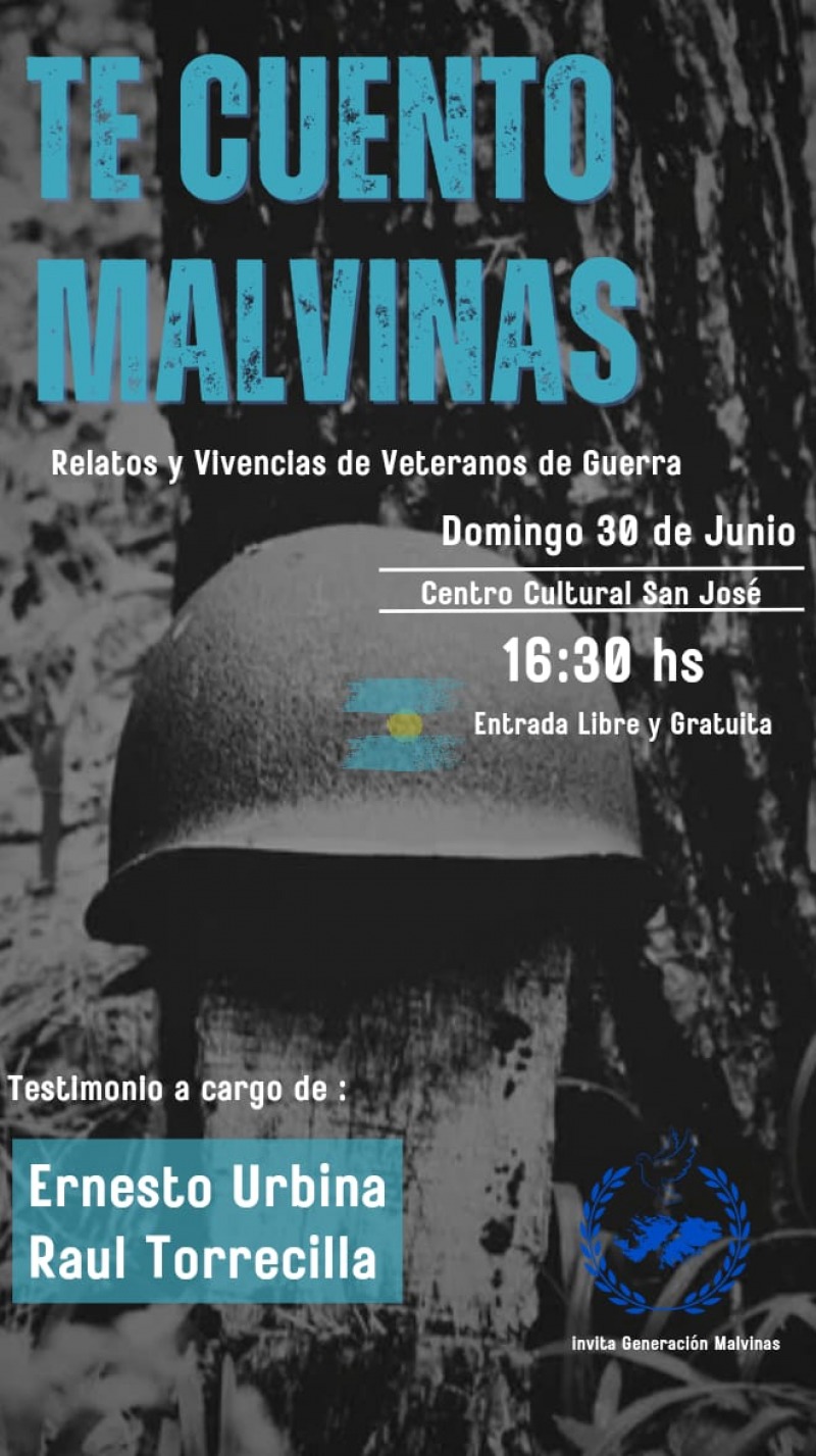 Ernesto Urbina, el veterano que desembarc el 2 de abril